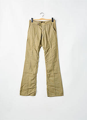 Pantalon evazat talie joasă talie joasă verde CIMARRON femeie