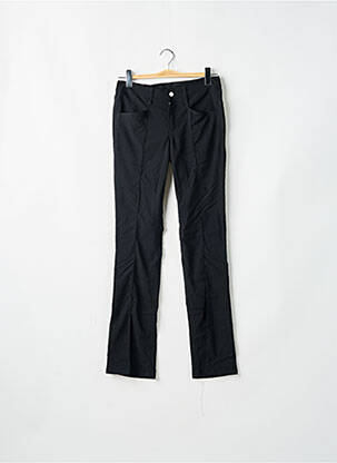 Pantalon slim țesătură poplin mărime normală negru CIMARRON femeie