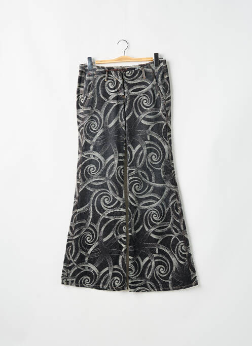 Pantalon evazat gri ESZ DENIM femeie