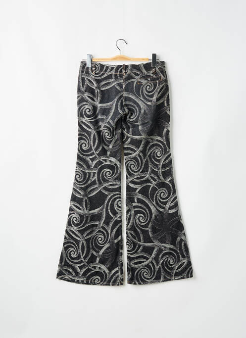 Pantalon evazat gri ESZ DENIM femeie