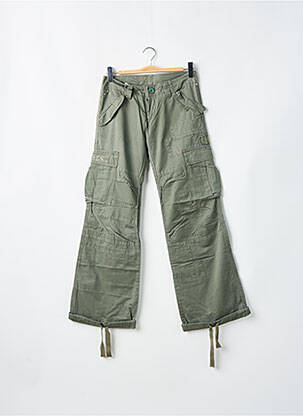 Pantalon cargo croială dreaptă mărime normală verde LOIS femeie