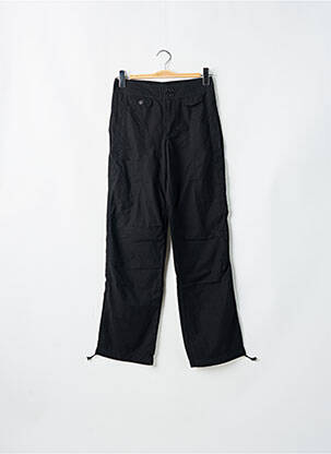 Pantalon drept țesătură poplin mărime normală negru LADY SOUL femeie
