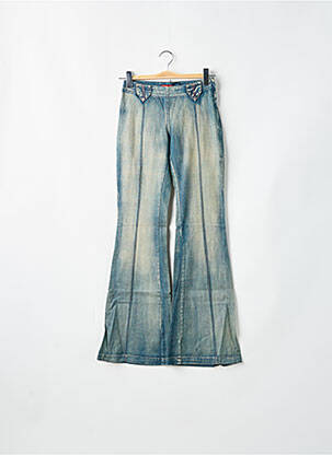 Blugi cu croială evazată albastru TEDDY SMITH femeie