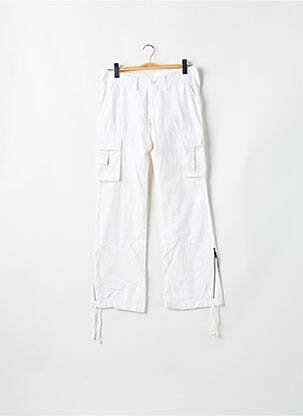 Pantalon cargo alb TEDDY SMITH femeie