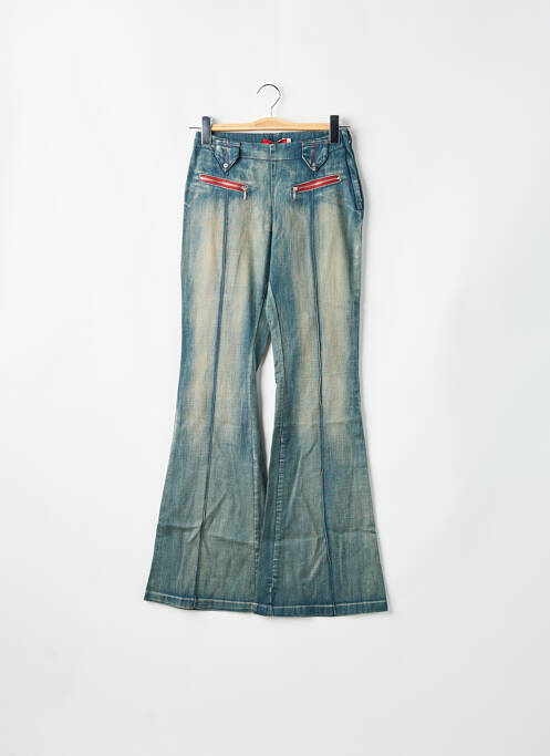 Blugi cu croială evazată albastru TEDDY SMITH femeie