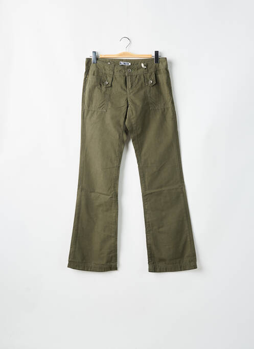 Blugi cu croială dreaptă verde TEDDY SMITH femeie