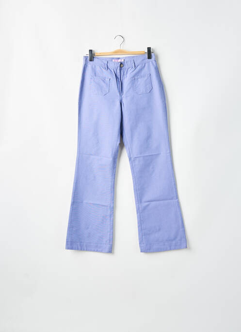 Pantalon drept albastru TEDDY SMITH femeie