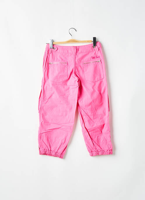 Pantalon drept roz TEDDY SMITH femeie