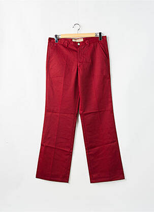 Pantalon chino țesătură poplin mărime normală roșu FREEMAN T.PORTER bărbat