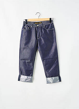 Pantalon trei sferturi elasticitate talie joasă albastru FREEMAN T.PORTER femeie
