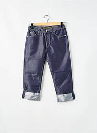 Pantalon trei sferturi elasticitate talie joasă albastru FREEMAN T.PORTER femeie