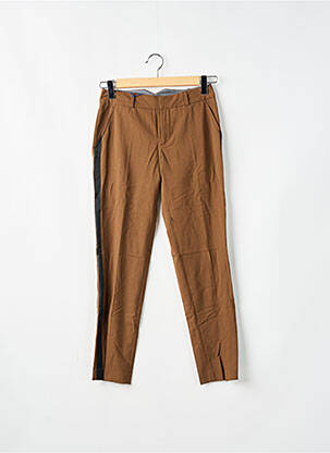 Pantalon 7/8 elasticitate mărime normală maro LEON & HARPER femeie