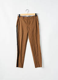 Pantalon 7/8 elasticitate mărime normală maro LEON & HARPER femeie
