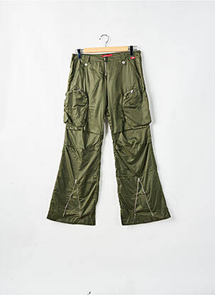 Pantalon evazat talie joasă talie joasă verde MISS SIXTY femeie