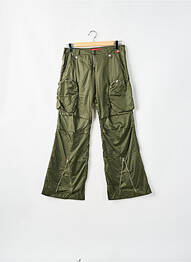 Pantalon evazat talie joasă talie joasă verde MISS SIXTY femeie