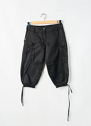 Pantalon trei sferturi talie joasă talie joasă negru PHARD femeie