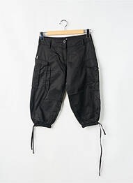 Pantalon trei sferturi talie joasă talie joasă negru PHARD femeie