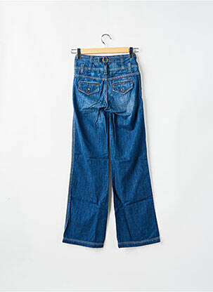Blugi bootcut țesătură brută talie joasă albastru PEPE JEANS femeie