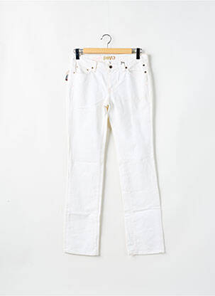 Blugi cu croială slim alb REDWOOD femeie