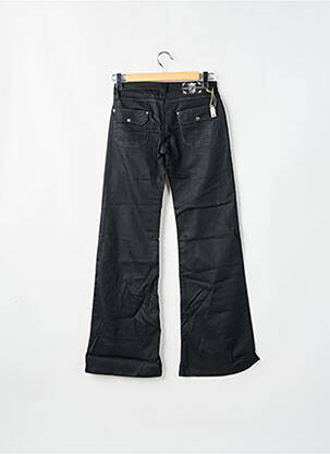 Blugi bootcut țesătură brută talie joasă negru REDWOOD femeie