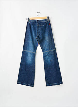 Blugi bootcut țesătură brută talie joasă albastru REDWOOD femeie