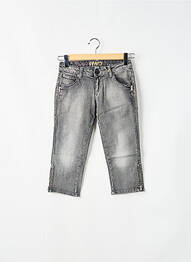 Pantalon trei sferturi talie joasă talie joasă gri REDWOOD femeie
