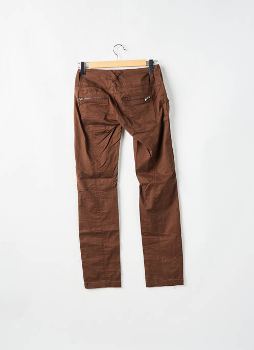 Pantalon slim maro ONLY femeie