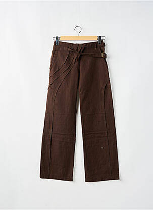 Pantalon larg maro 2 TWO femeie