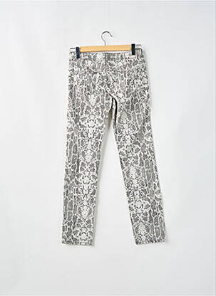 Pantalon drept elasticitate talie joasă gri CIMARRON femeie