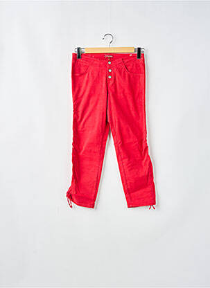Pantalon 7/8 elasticitate mărime normală roșu CIMARRON femeie