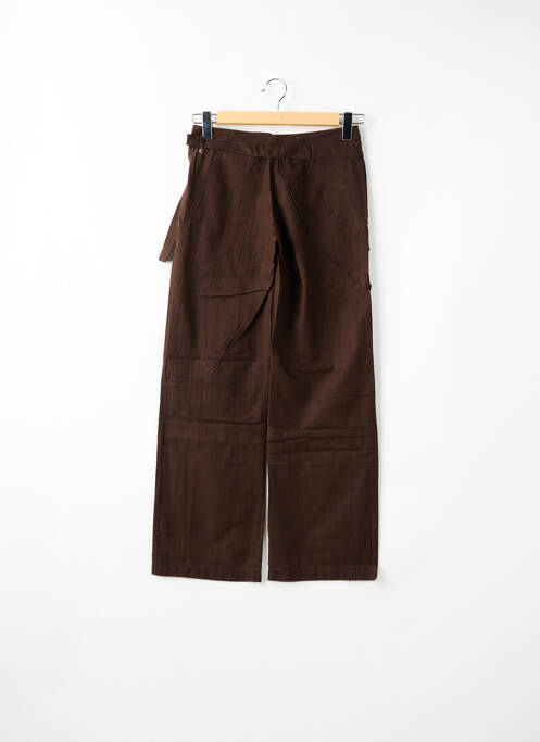 Pantalon larg maro 2 TWO femeie