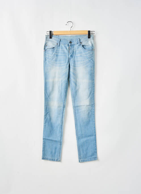 Blugi cu croială slim albastru CHEAP MONDAY femeie