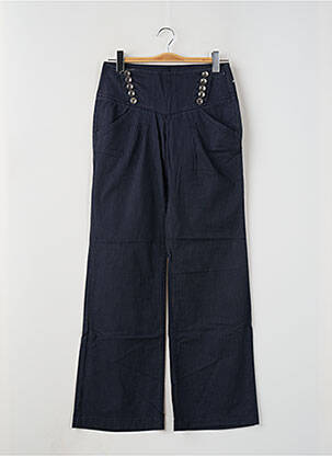 Pantalon drept buzunare albastru FREEMAN T.PORTER femeie