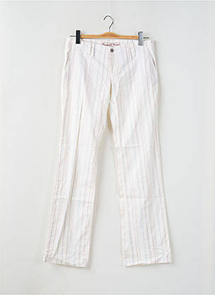 Pantalon drept alb FREEMAN T.PORTER femeie