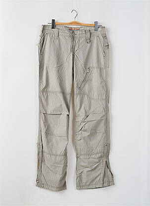 Pantalon cargo croială dreaptă verde FREEMAN T.PORTER femeie