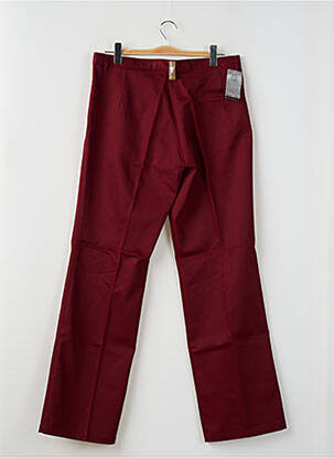 Pantalon chino țesătură poplin mărime normală roșu FREEMAN T.PORTER bărbat