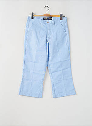 Pantalon trei sferturi croială dreaptă albastru FREEMAN T.PORTER femeie