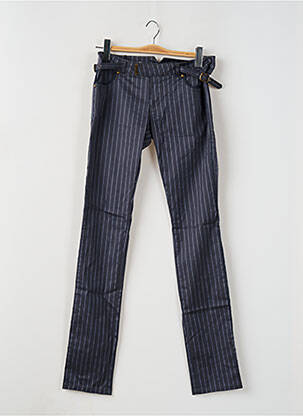 Pantalon slim albastru GUESS femeie