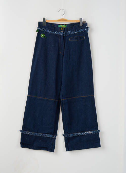 Blugi cu croială evazată albastru KANA BEACH femeie