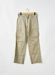 Pantalon cargo croială dreaptă mărime normală verde LADY SOUL femme