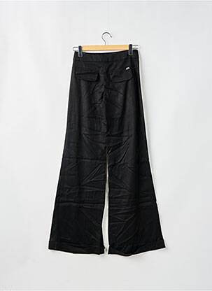 Pantalon larg închidere cu fermoar sub clapetă cu cârlig talie înaltă negru MISS SIXTY femeie