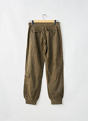 Pantalon cargo buzunare mărime normală verde MAGGIE femeie