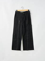 Pantalon larg buzunare mărime normală negru RWD femeie