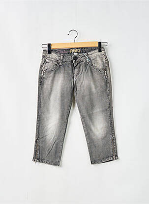 Corsar țesătură denim talie joasă gri RWD femeie