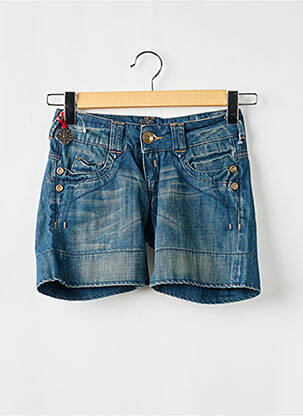 Șort țesătură denim talie joasă albastru STONE AGED femeie