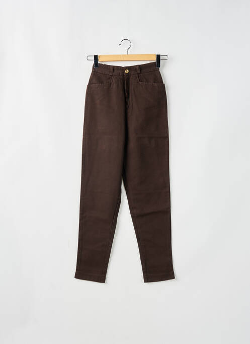 Pantalon slim maro LADY SPENCER' S femeie