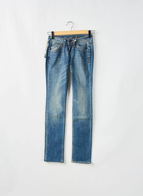 Blugi cu croială dreaptă albastru RWD femeie