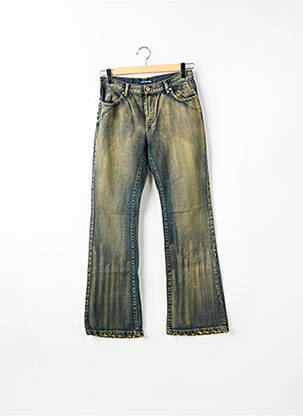 Blugi bootcut buzunare albastru SCHOOL RAG femeie