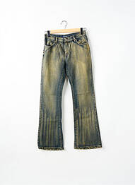 Blugi bootcut buzunare albastru SCHOOL RAG femeie