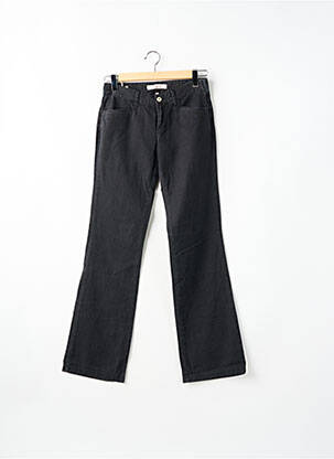 Blugi cu croială evazată negru SCHOOL RAG femeie